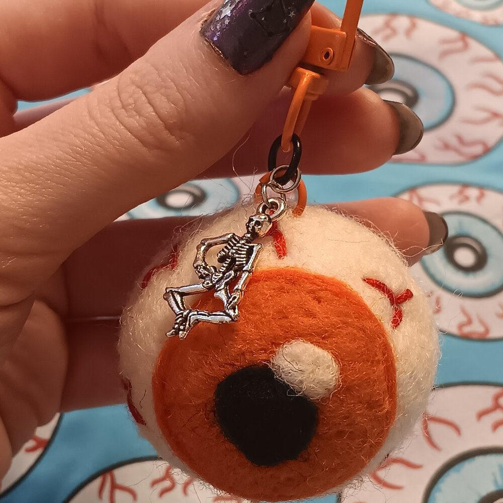 Handmade Eyeball Key Chain